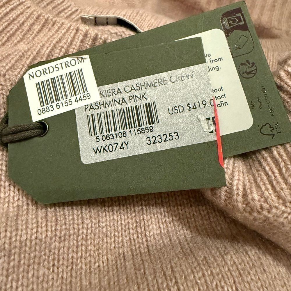 All Saints Kiera Cashmere crew neck-Z5 - Picture 6 of 7